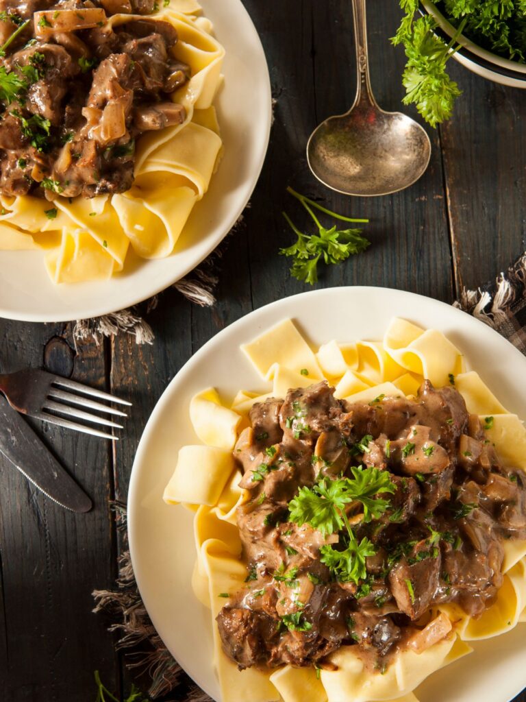 Bobby Flay Beef Stroganoff