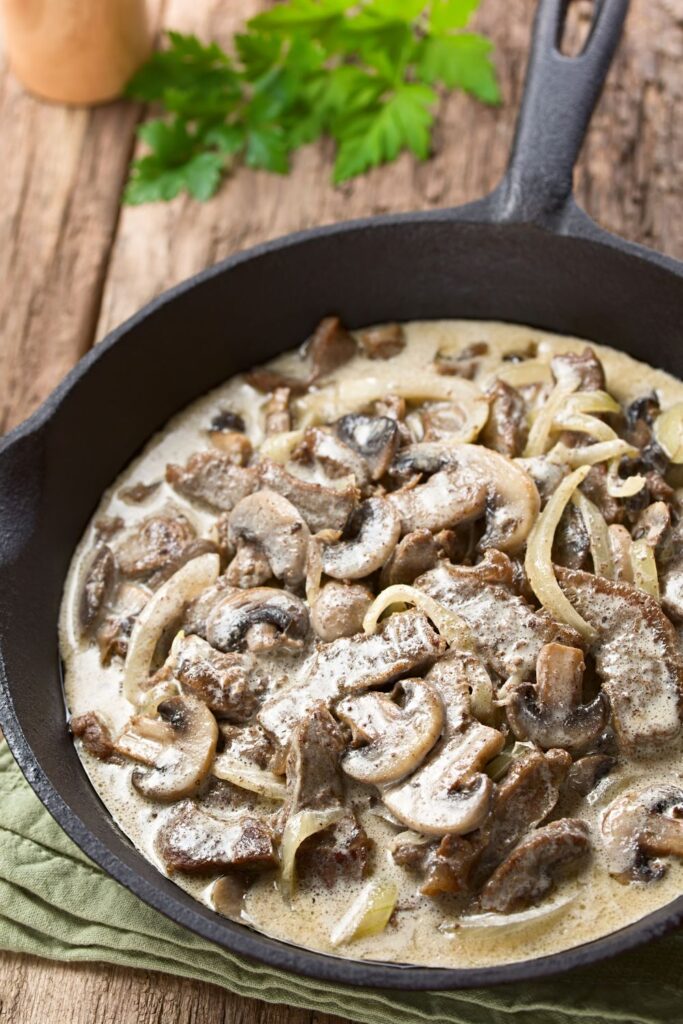 Bobby Flay Mushroom Stroganoff