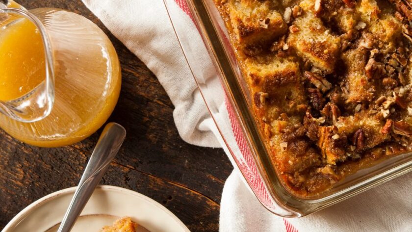 pumpkin bread bread pudding