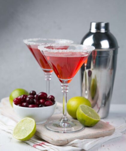 Bobby Flay Cranberry Martini