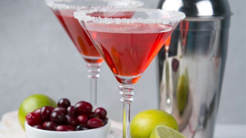 Bobby Flay Cranberry Martini