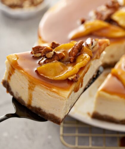 Bobby Flay Caramel Apple Cheesecake