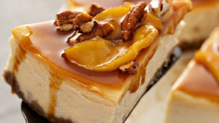 Bobby Flay Caramel Apple Cheesecake