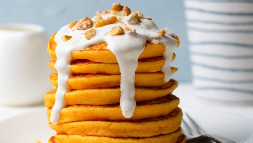 Bobby Flay Carrot Cake Pancakes