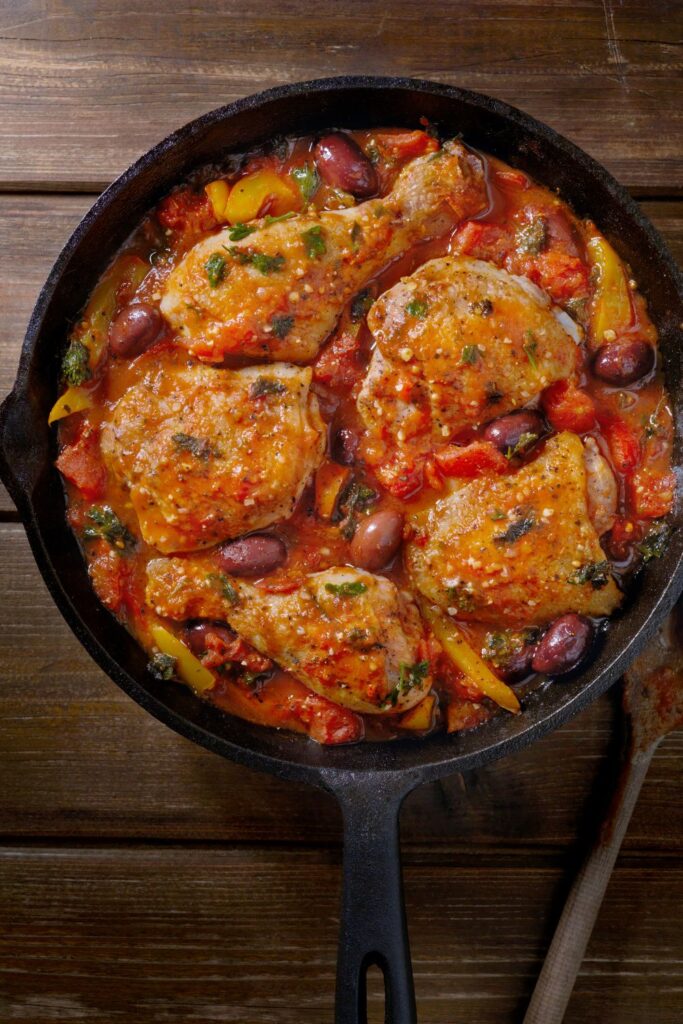 Bobby Flay Chicken Cacciatore