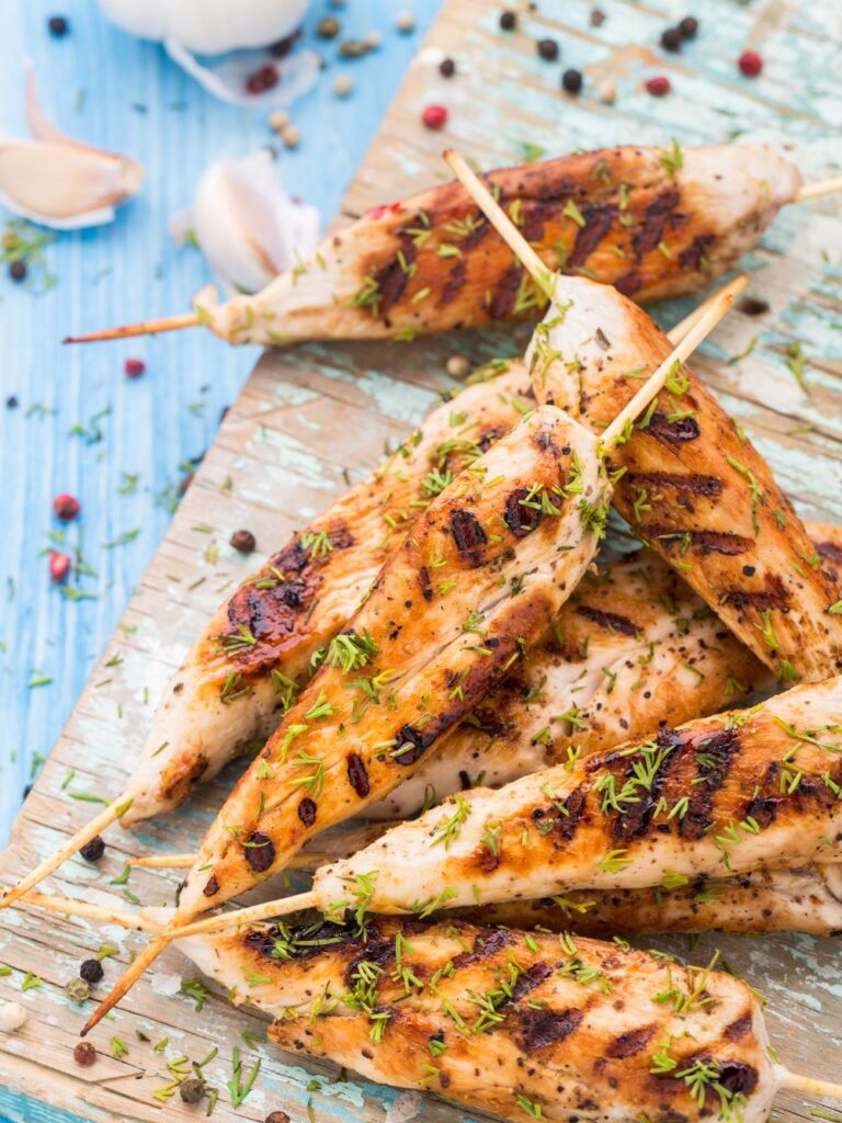 Bobby Flay Chicken Skewers