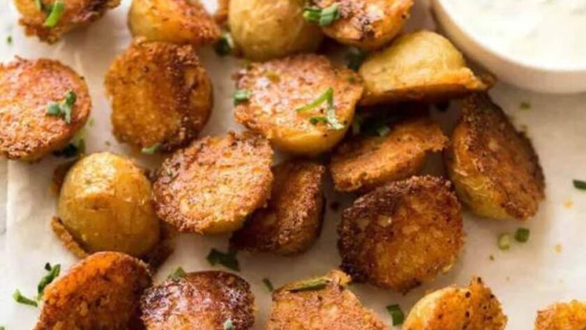 Bobby Flay Crispy Parmesan Potatoes