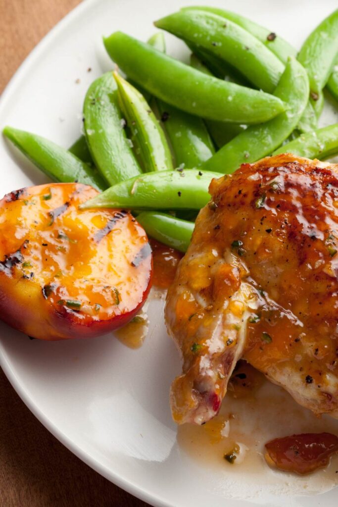 Bobby Flay Peach Chicken