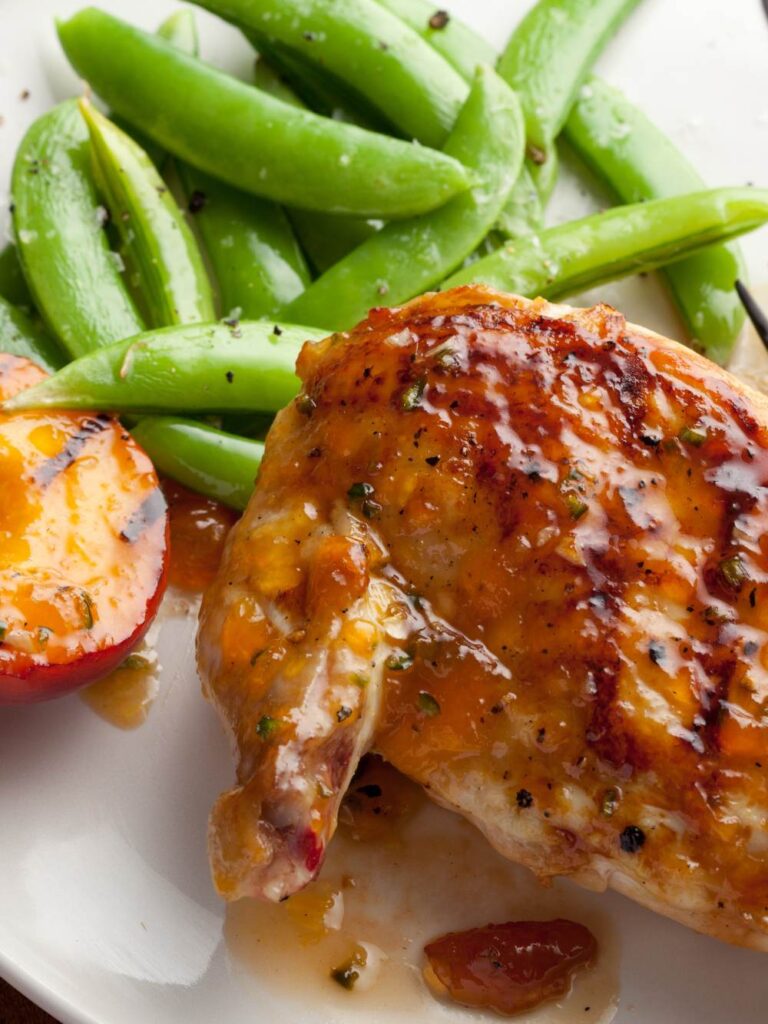 Bobby Flay Peach Chicken