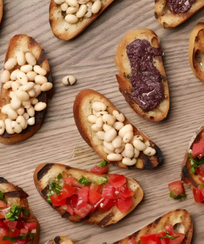 A Trio Of Bruschetta