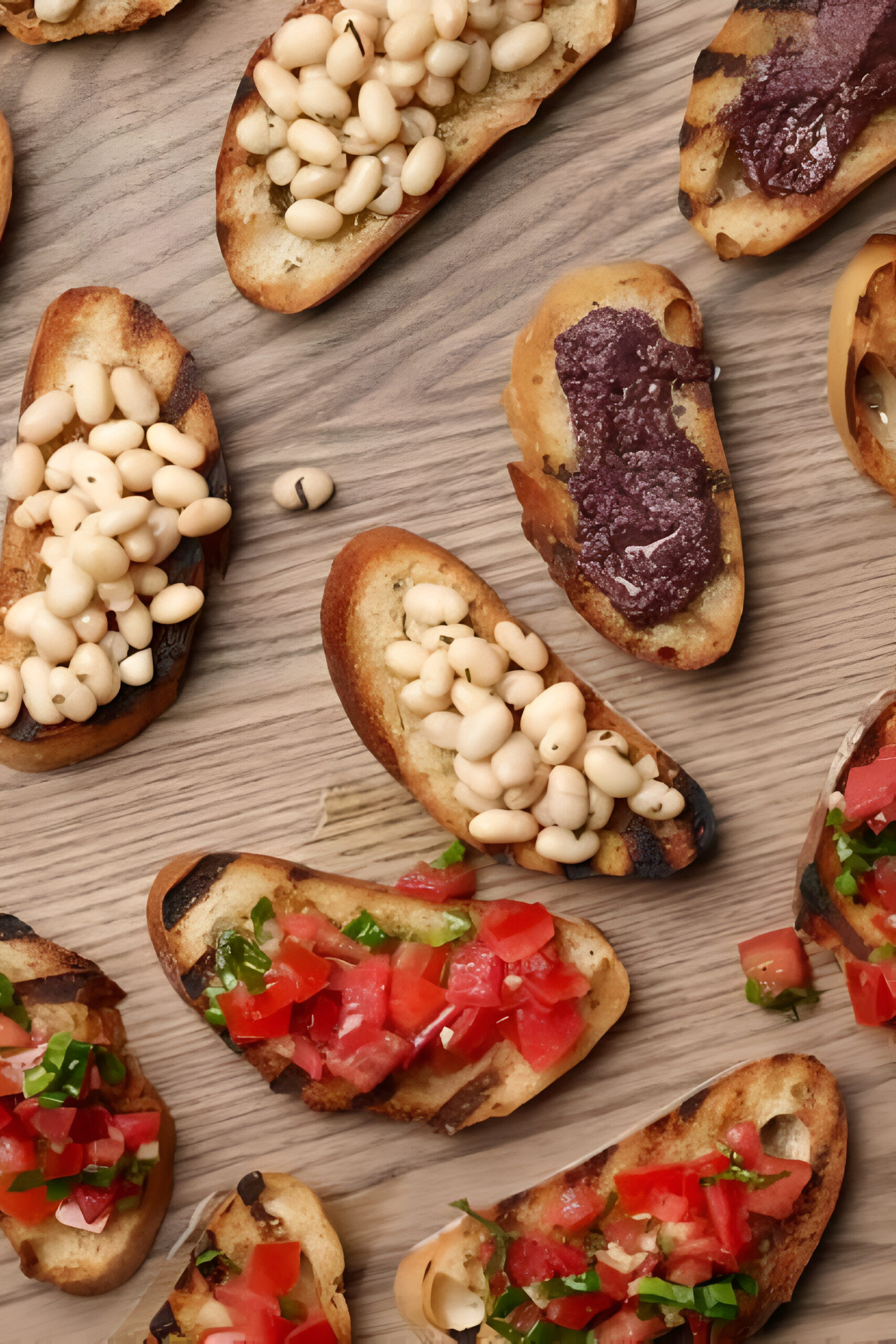 A Trio Of Bruschetta