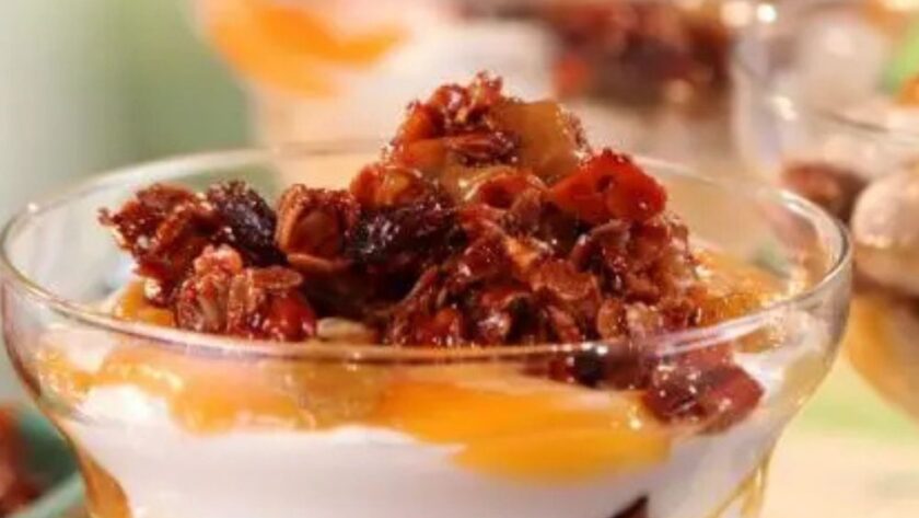 Apricot-yogurt Parfait With California Granola