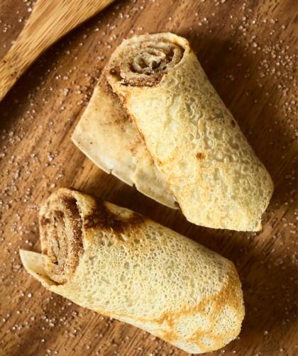 Cinnamon Roll Crepes