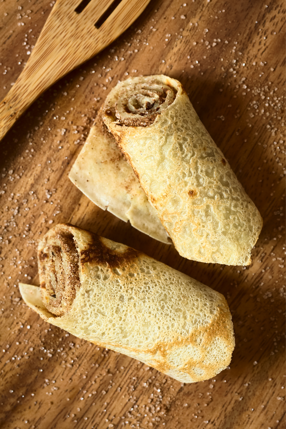 Cinnamon Roll Crepes