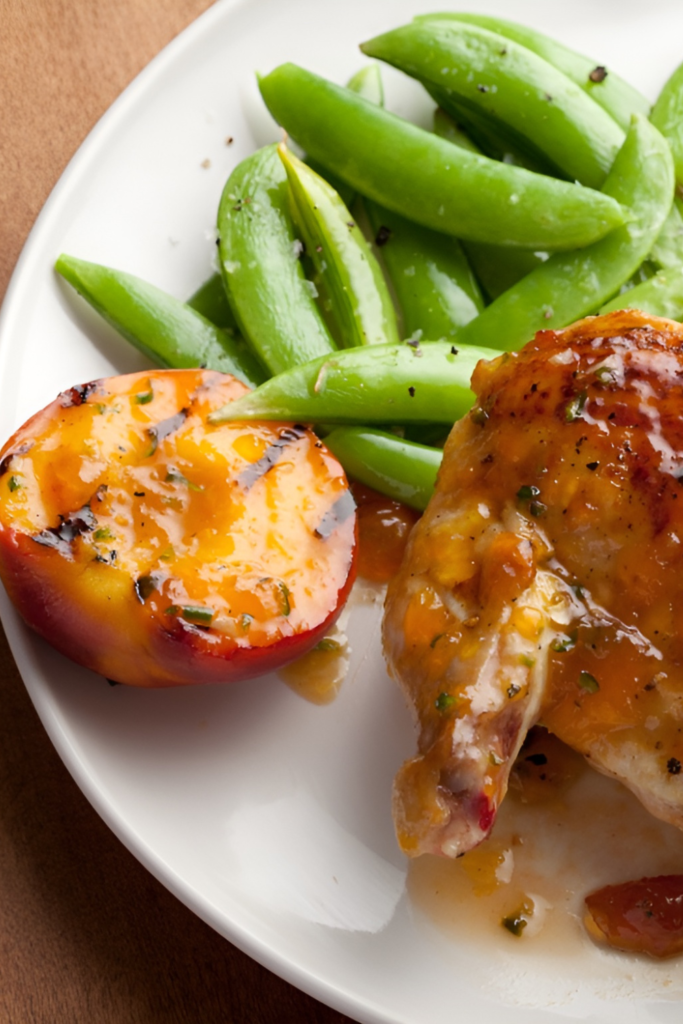 Grilled Chicken Breasts With Spicy Peach Glaze Bobby Flay Recipes