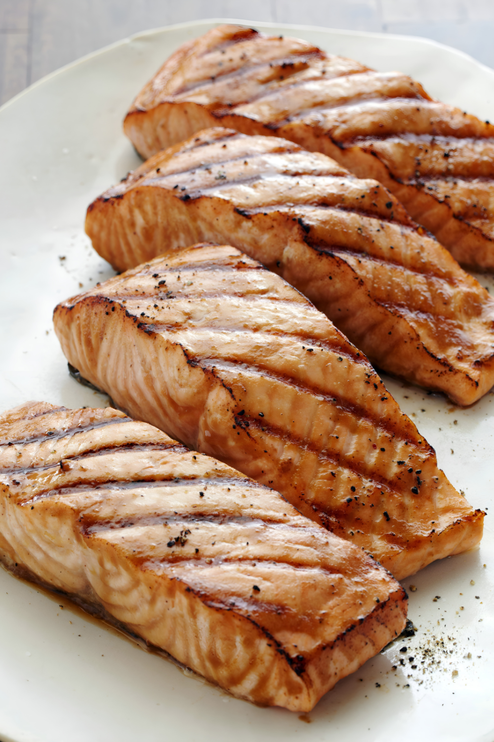 Miso-Ginger Marinated Grilled Salmon