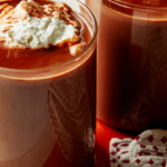 Red Velvet Hot Chocolate with Marshmallow Whipped Cream