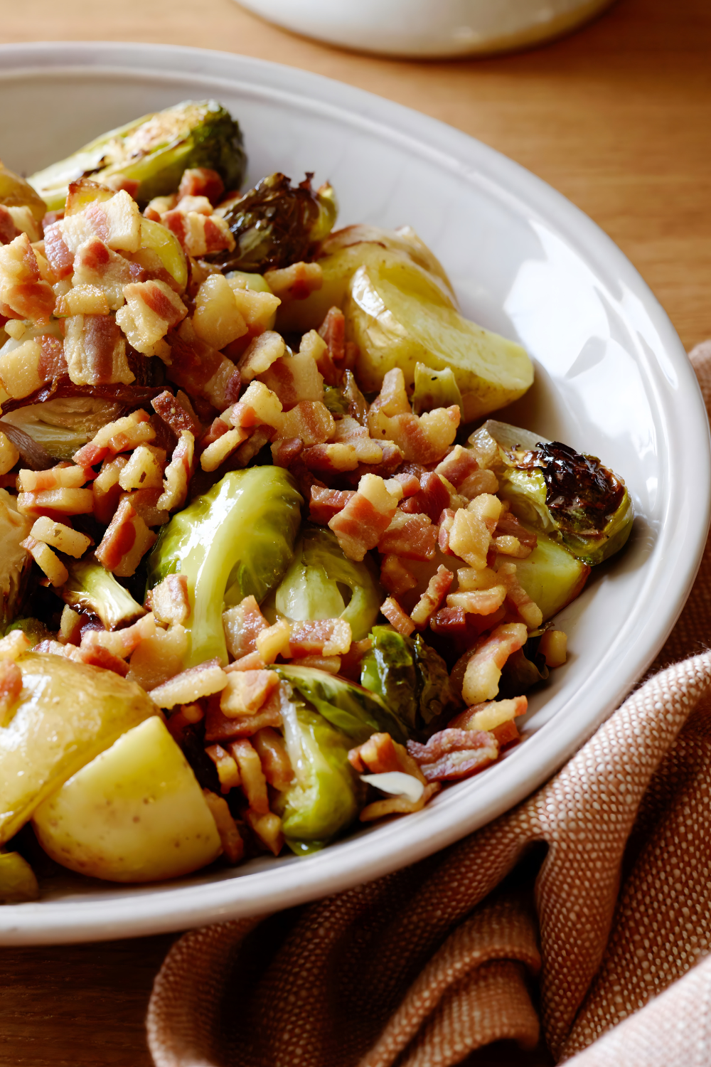 Roasted Brussels Sprouts with Pancetta