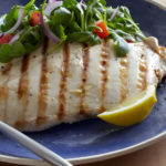 Grilled Chicken Paillard with Lemon and Black Pepper and Arugula-Tomato Salad