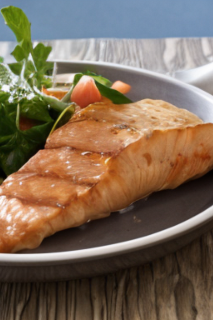 Salmon with Brown Sugar and Mustard Glaze