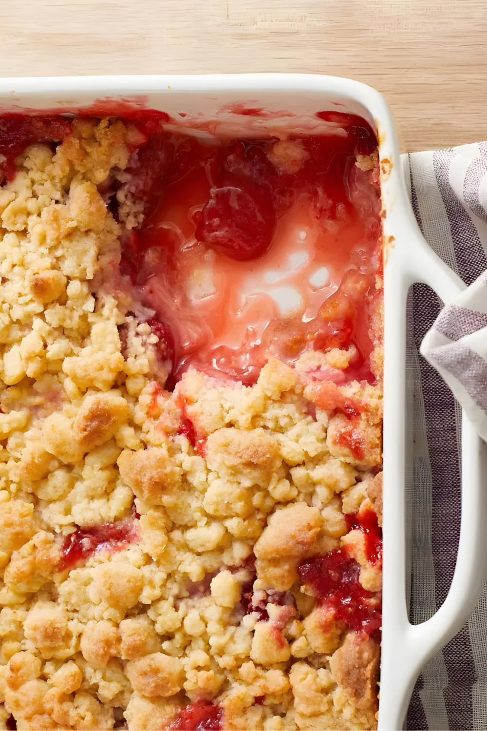 Strawberry-Rhubarb Crumble