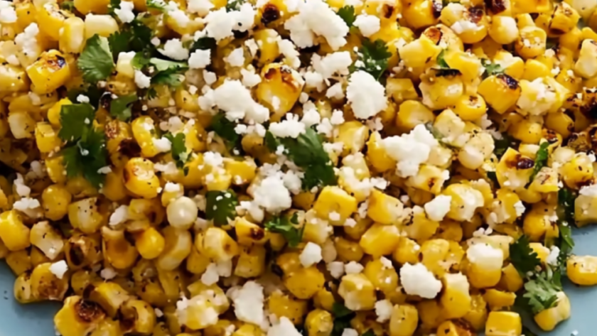 Bobby Flay Grilled Corn Salad with Lime, Red Chili and Cotija