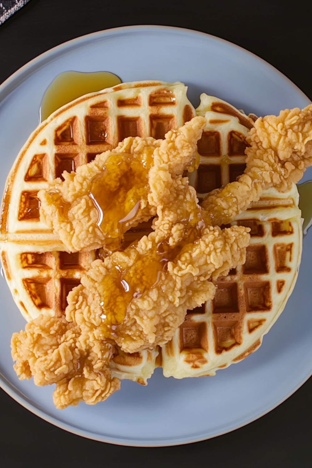 Bobby Flay Buttermilk Waffles with Buttermilk Fried Chicken Tenders