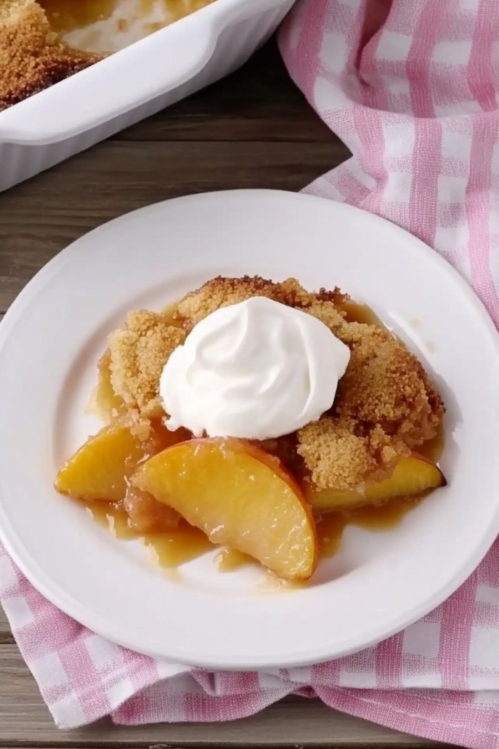 Grilled Peach Cobbler