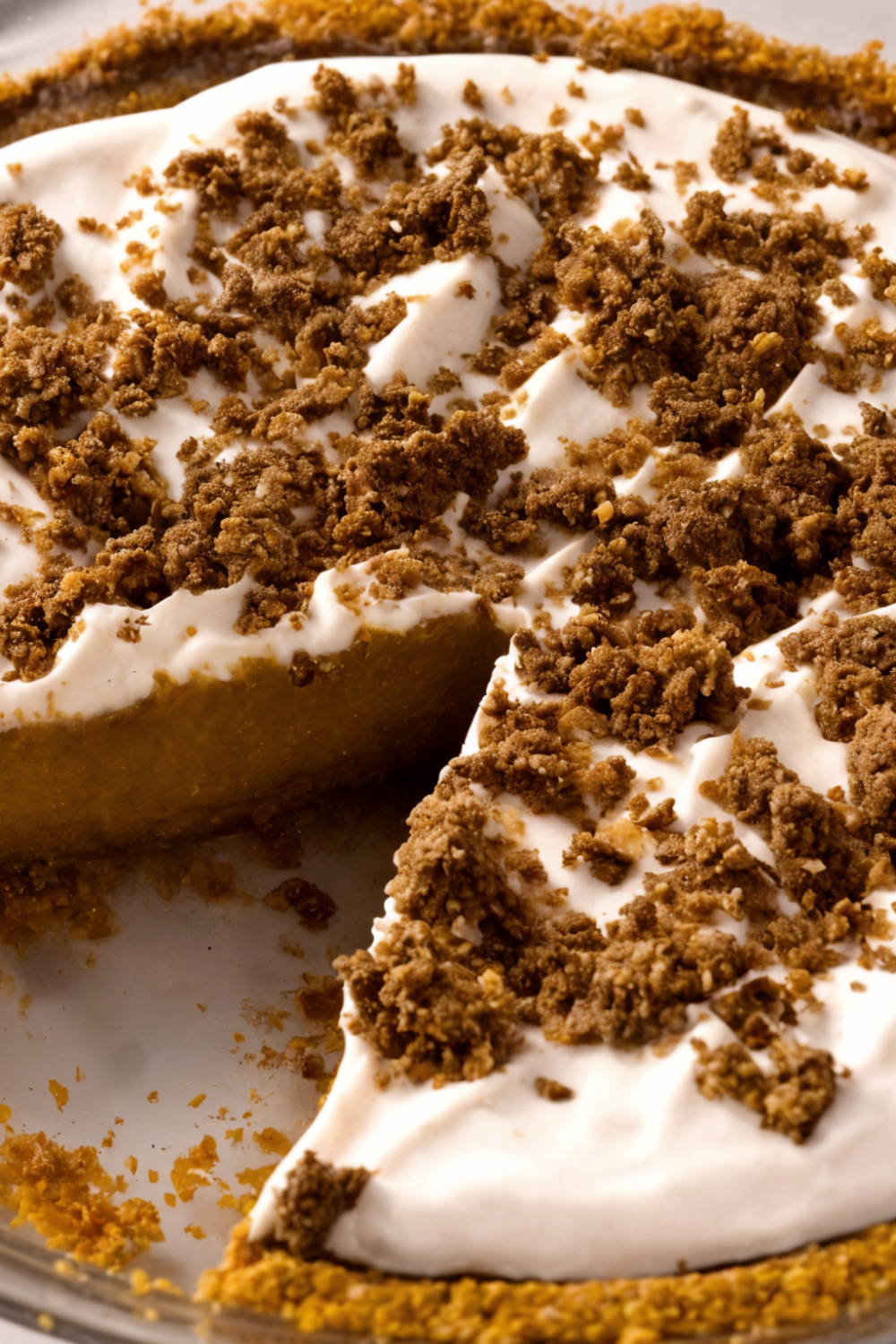 Bobby Flay's Pumpkin Pie with Cinnamon Crunch and Bourbon-Maple Whipped Cream