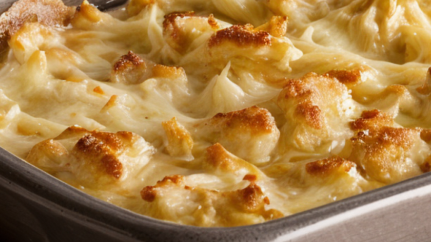 Cauliflower-Goat Cheese Gratin