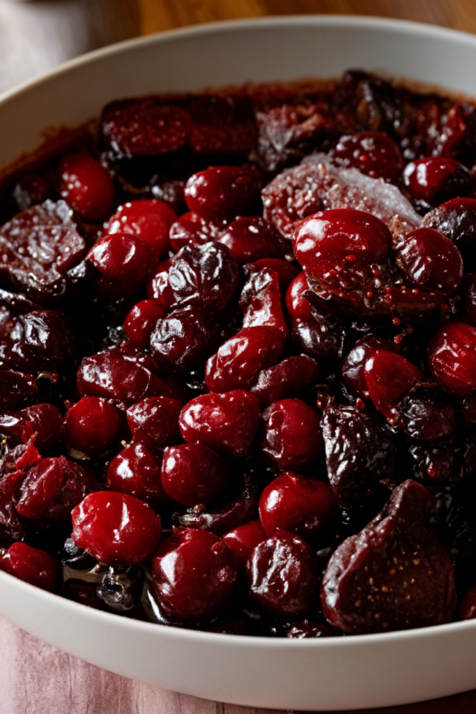 Cranberry Sauce with Pinot and Figs