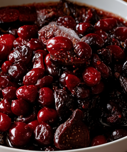 Cranberry Sauce with Pinot and Figs