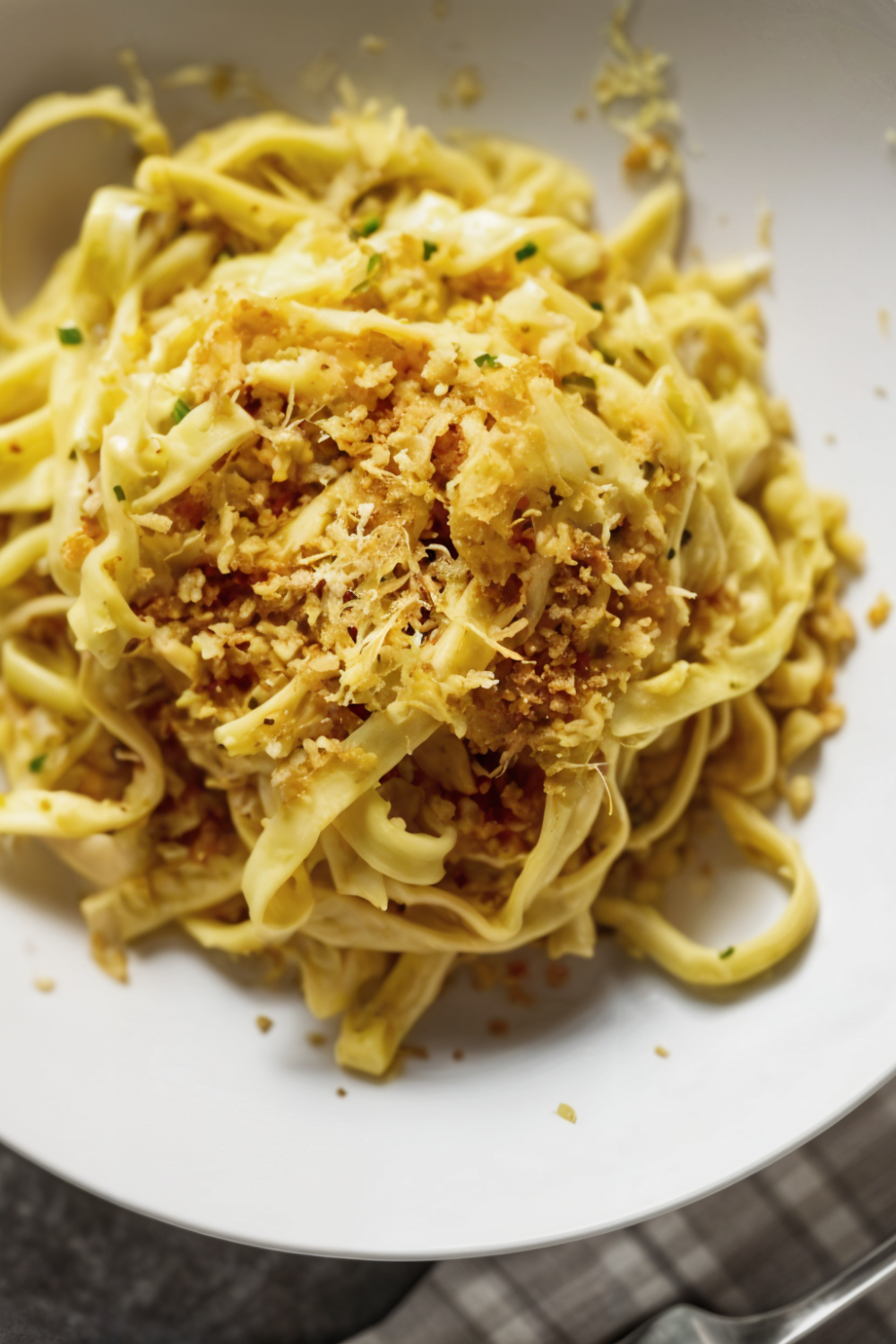 Fettuccine with Anchovy Butter