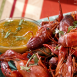 Grilled Crawfish with Spicy Tarragon Butter