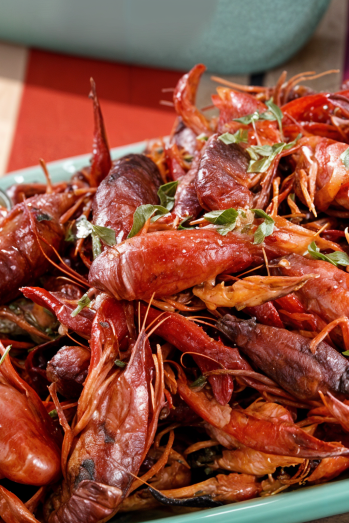 Grilled Crawfish with Spicy Tarragon Butter