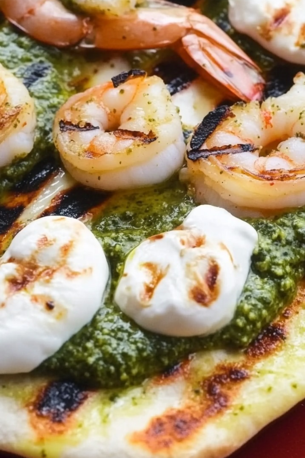 Grilled Shrimp and Cilantro Pesto Pizza