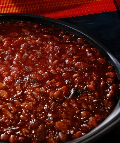 Pinto Beans with Burnt Ends