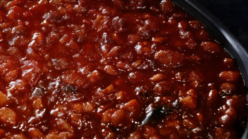 Pinto Beans with Burnt Ends