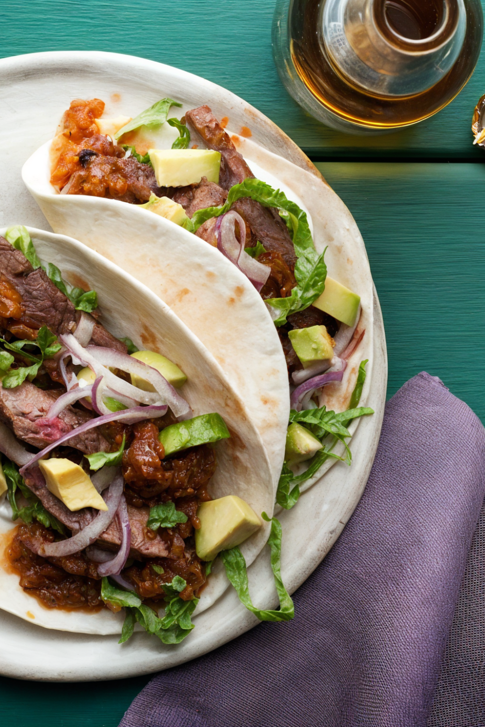 Skirt Steak Tacos with Roasted Tomato Salsa - Bobby Flay Recipes