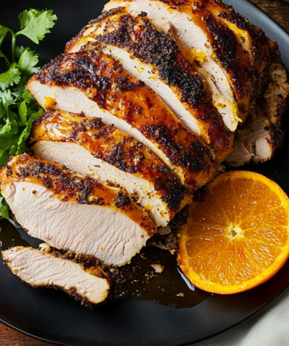 Bobby Flay Brined Turkey Breast with Spanish Spice Rub and Sour Orange Sauce