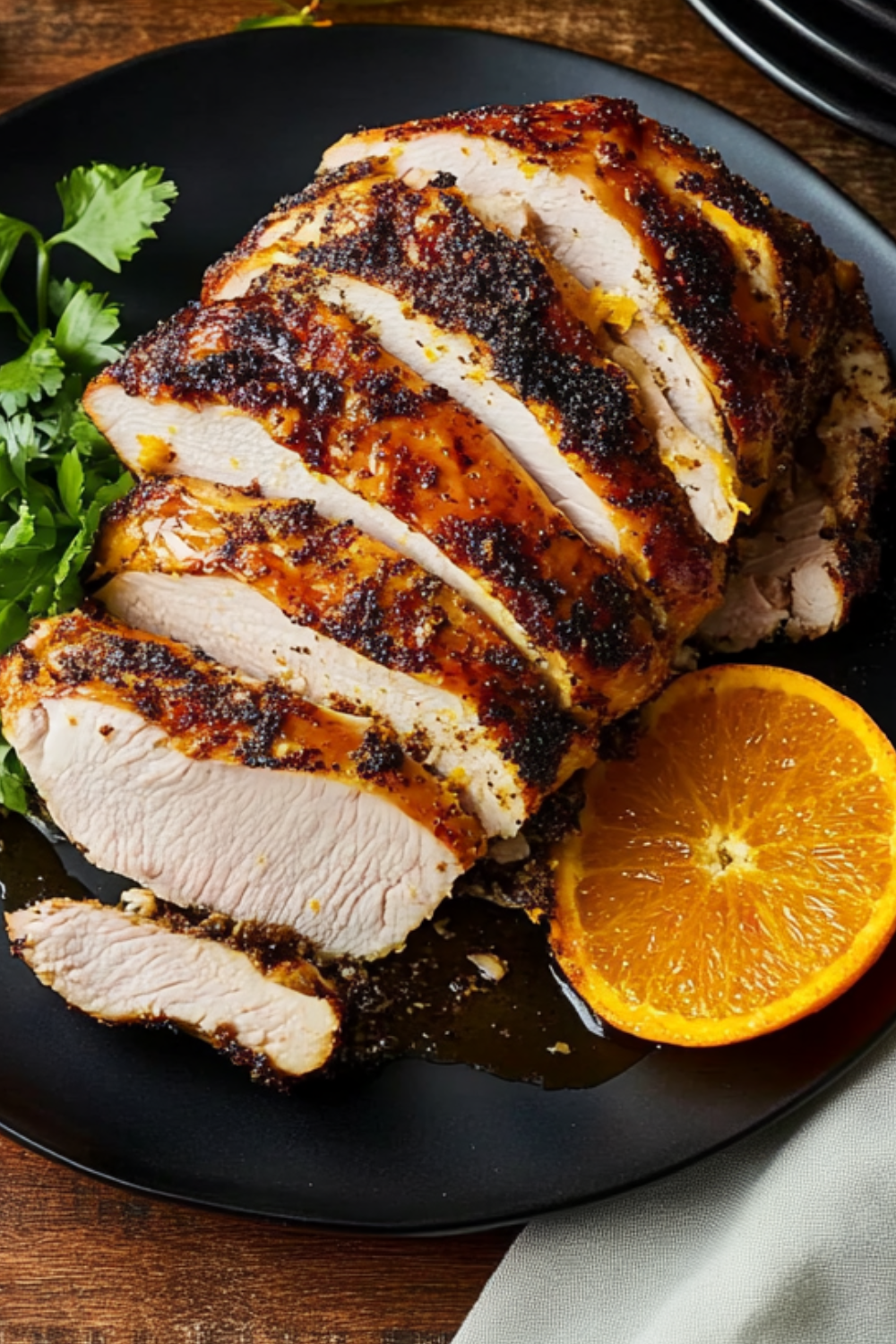 Bobby Flay Brined Turkey Breast with Spanish Spice Rub and Sour Orange Sauce