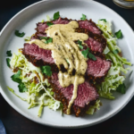 Bobby Flay Spice-Rubbed Corned Beef with Mustard-Honey-Horseradish Sauce