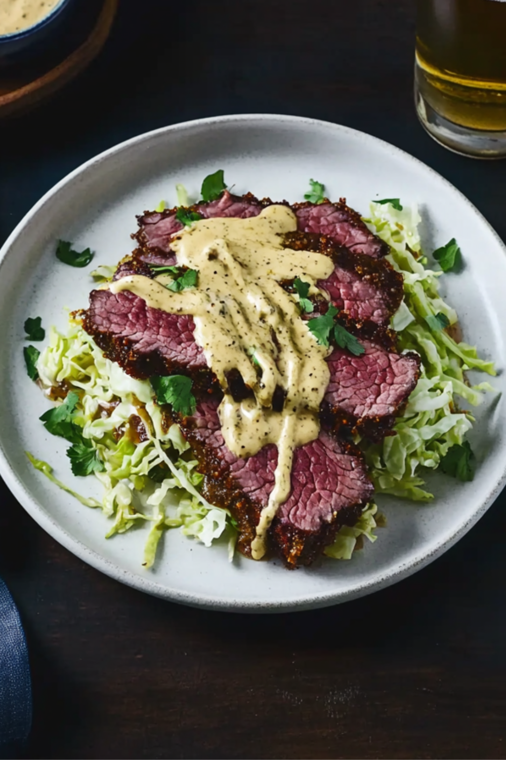 Bobby Flay Spice-Rubbed Corned Beef with Mustard-Honey-Horseradish Sauce