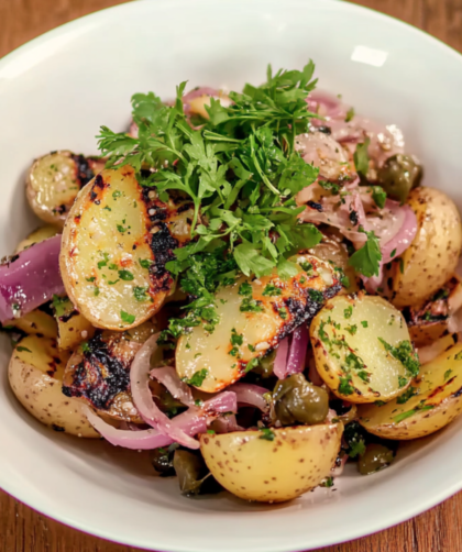 French Style Grilled Potato Salad