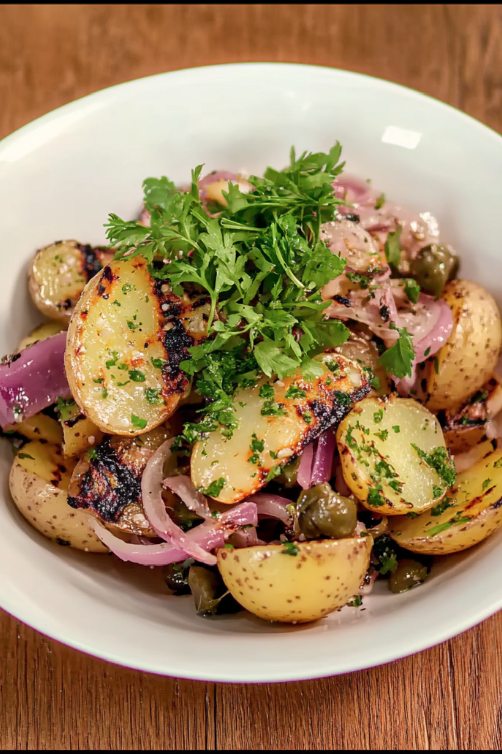 French Style Grilled Potato Salad