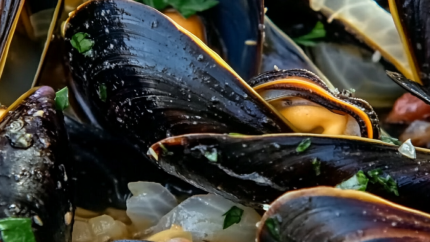 Spicy Mussels with White Wine