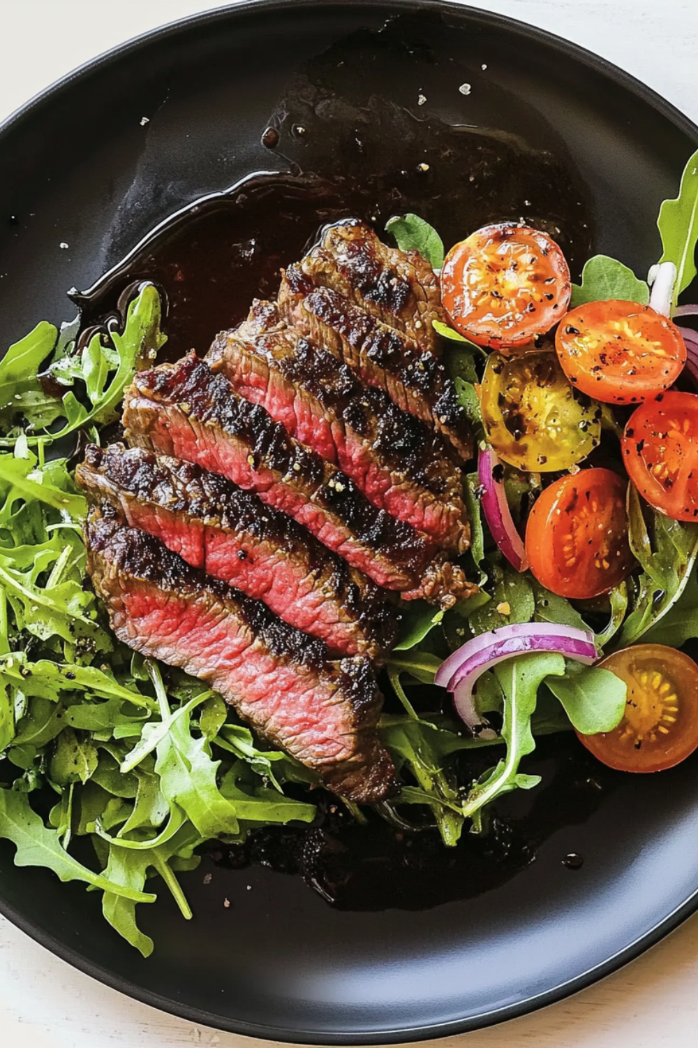 Grilled Skirt Steak Caprese